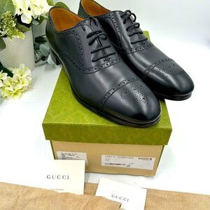 Men’s Gucci cap toe lace up oxfords size 13.5 made in Italy.